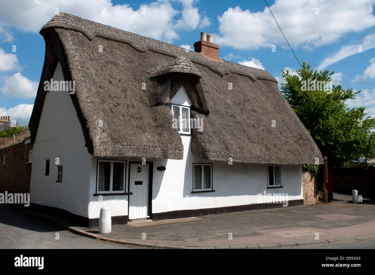 Brown Cottage, Offord Cluny village, Cambridgeshire, England, UK
