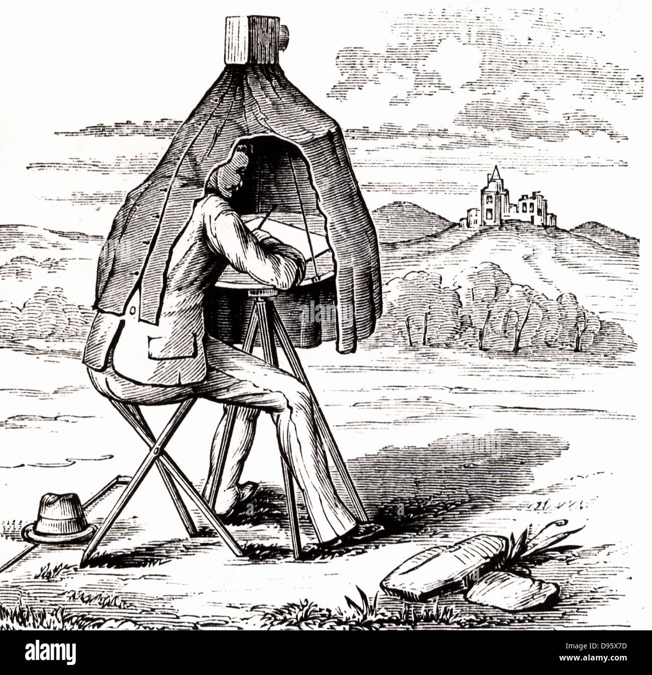 Camera obscura tent hires stock photography and images Alamy