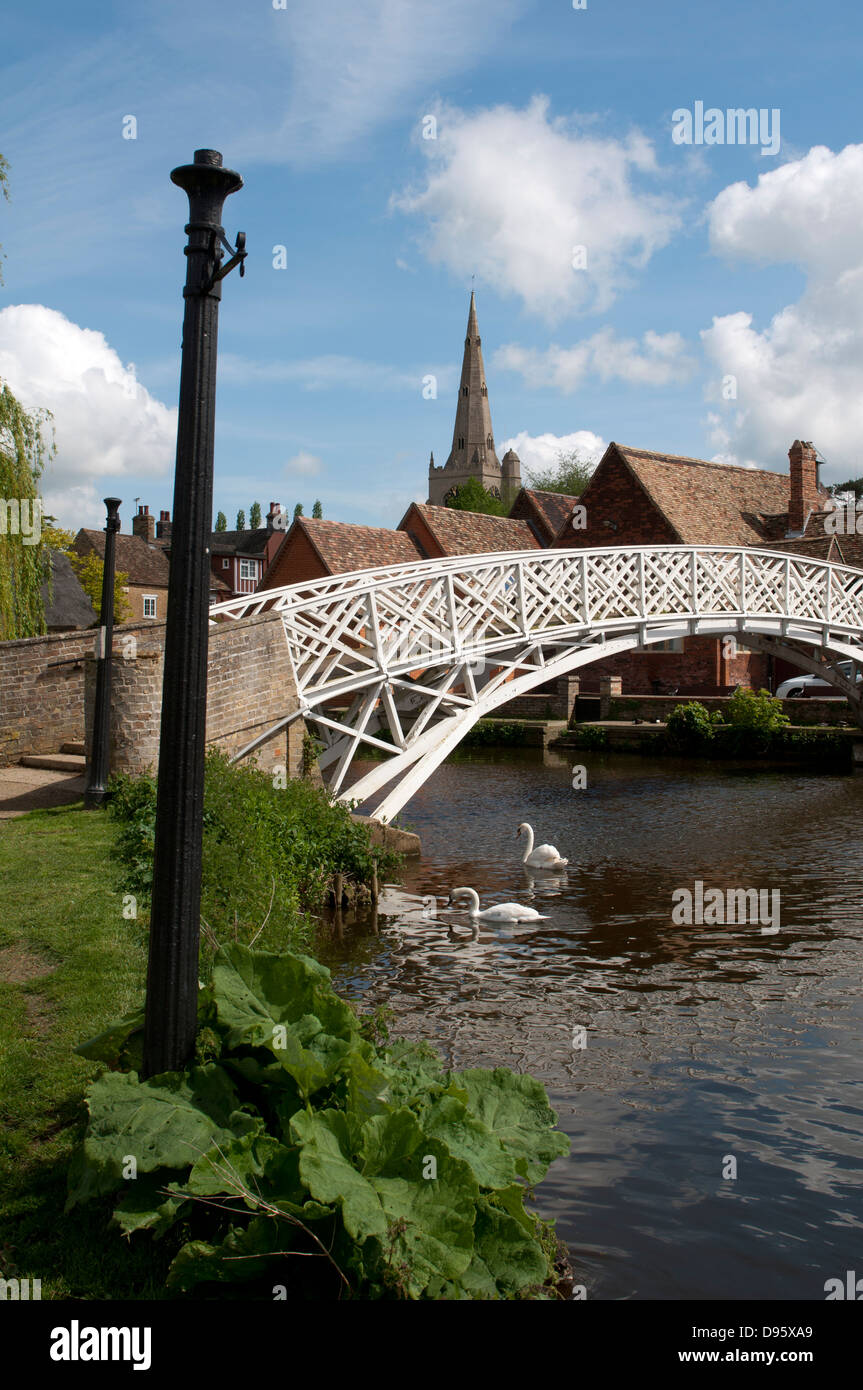 The Chinese Bridge, Godmanchester, Cambridgeshire, England, UK Stock Photo