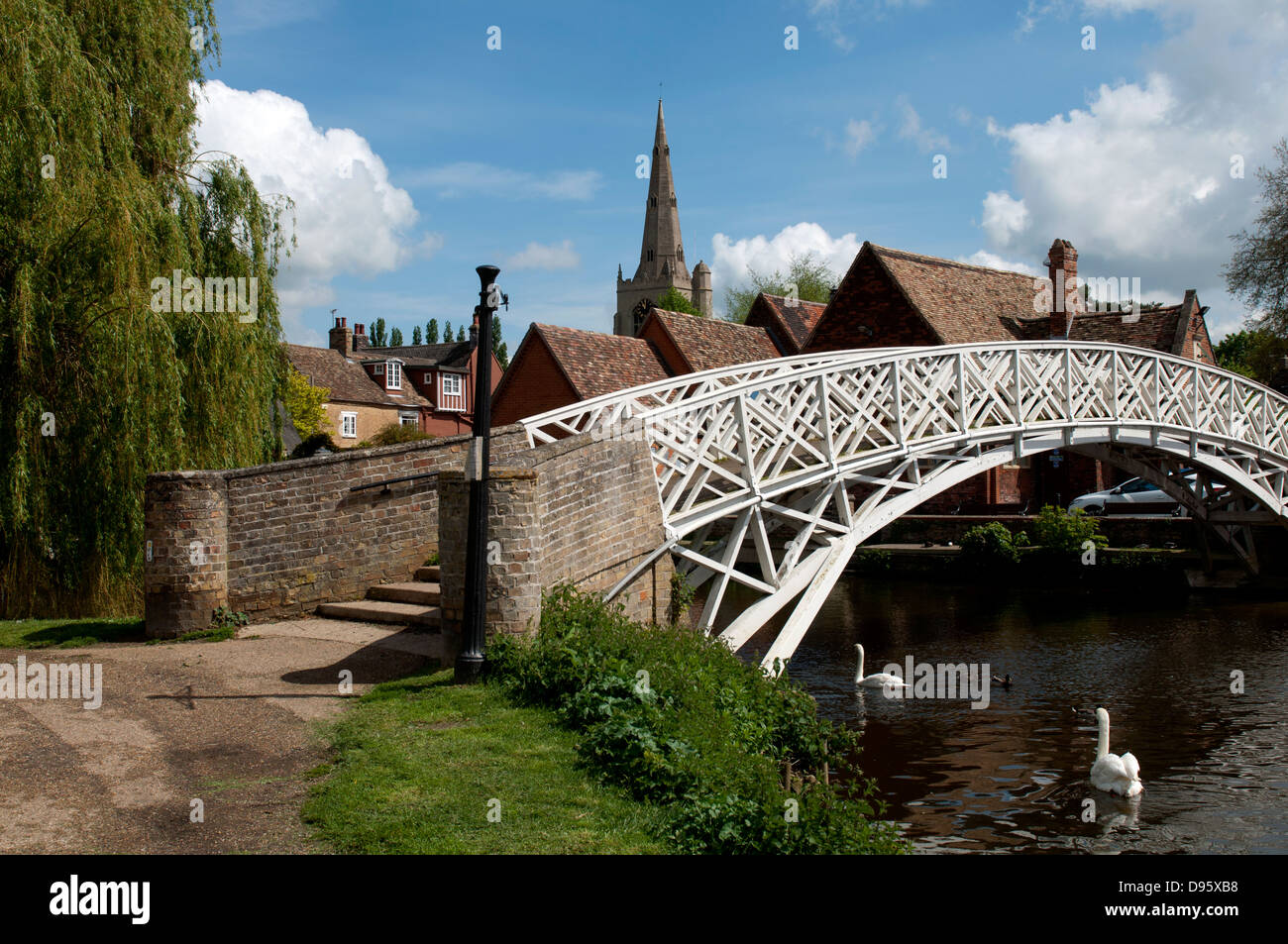 The Chinese Bridge, Godmanchester, Cambridgeshire, England, UK Stock Photo