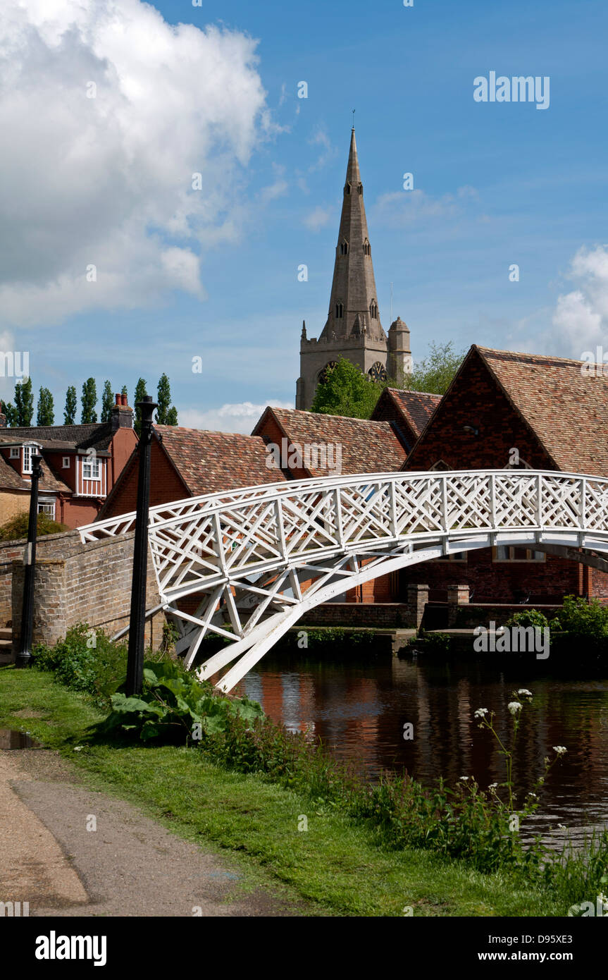 The Chinese Bridge, Godmanchester, Cambridgeshire, England, UK Stock Photo