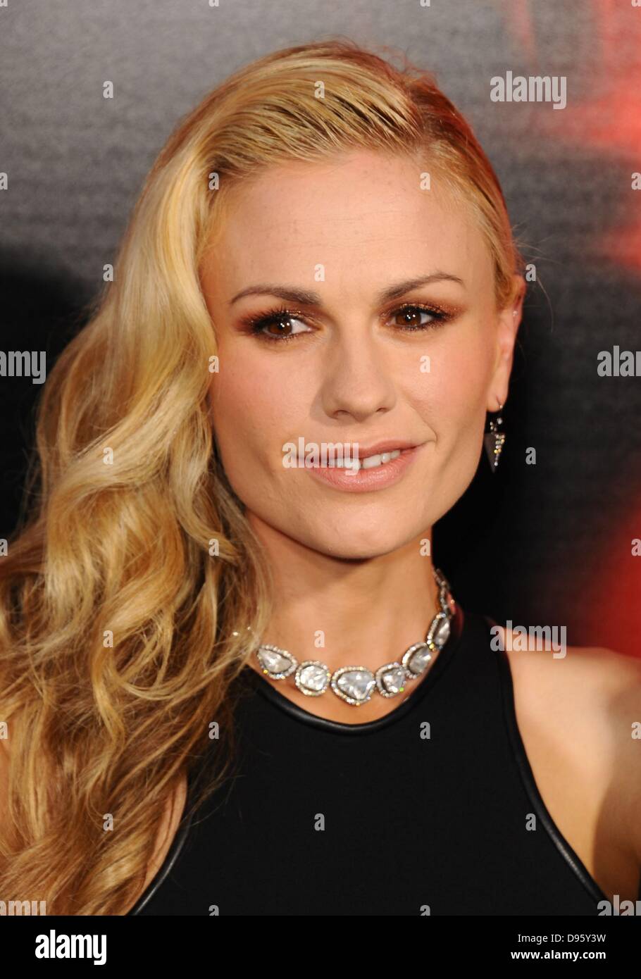 Los Angeles, CA. 11th June, 2013. Anna Paquin at arrivals for TRUE BLOOD Season Premiere, Cinerama Dome at The Arclight Hollywood, Los Angeles, CA June 11, 2013. Credit: Dee Cercone/Everett Collection/Alamy Live News Stock Photo