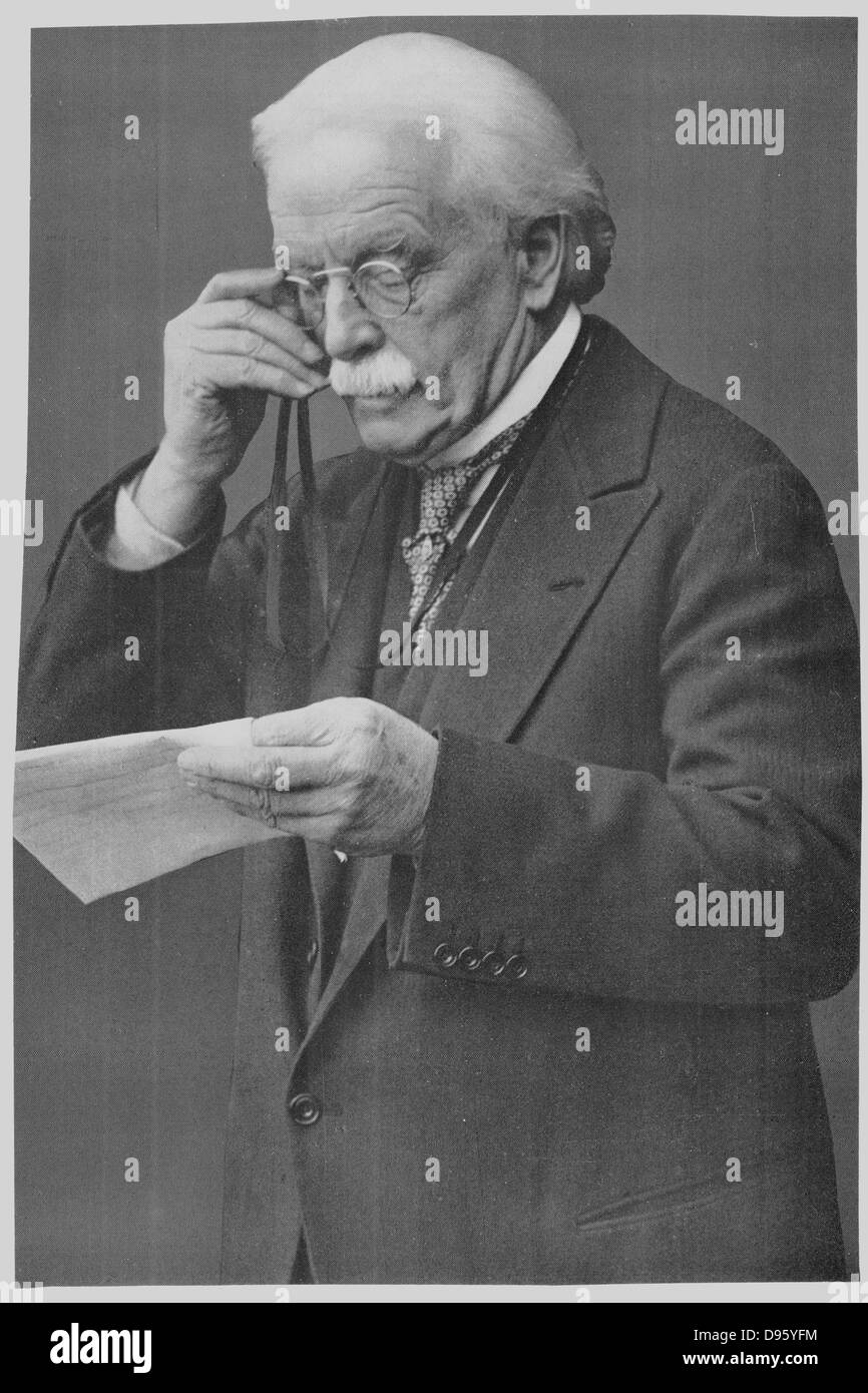 David Lloyd George (1863-1945) Welsh-born British Liberal statesman. Stock Photo