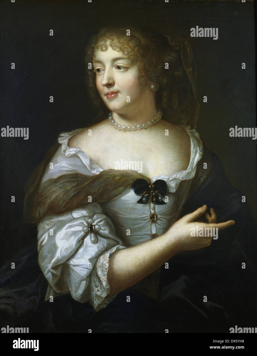 Madame de Sevigne (1626-1696). French courtier and letter writer. Portrait by Claude Lefebvre c1665. Carnavalet, Paris. Stock Photo