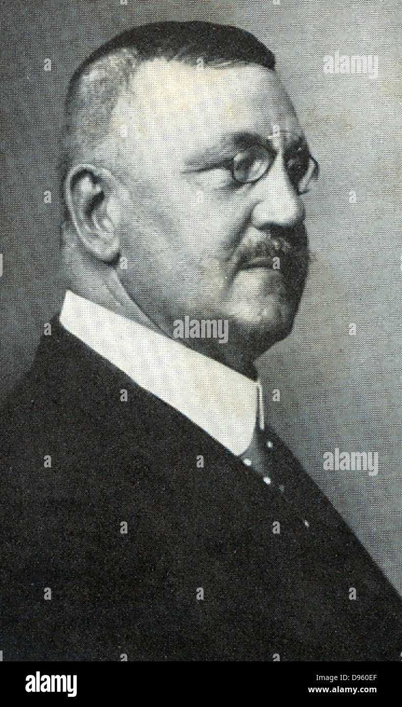 Wolfgang Kapp (1858-1922) German right wing nationalist and figurehead of the Kapp-Luttwitz Putsch of March 1920 which was an attempt to overthrow the Weimar Republic. Stock Photo