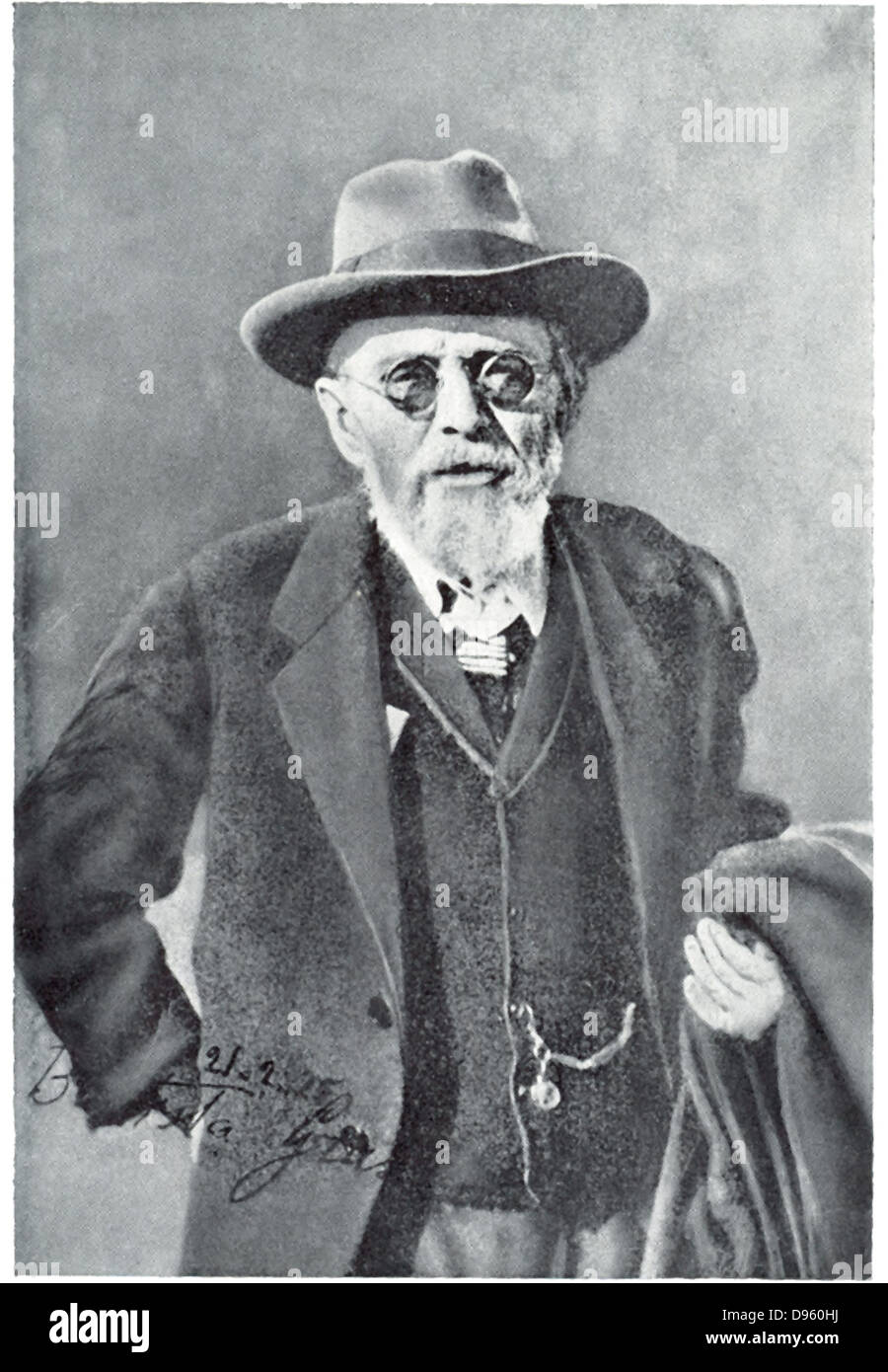 Giovanni Battista Grassi (1854-1925) Italian zoologist whose work helped establish that Malaria is transmitted by the Anopheles Mosquito. Stock Photo