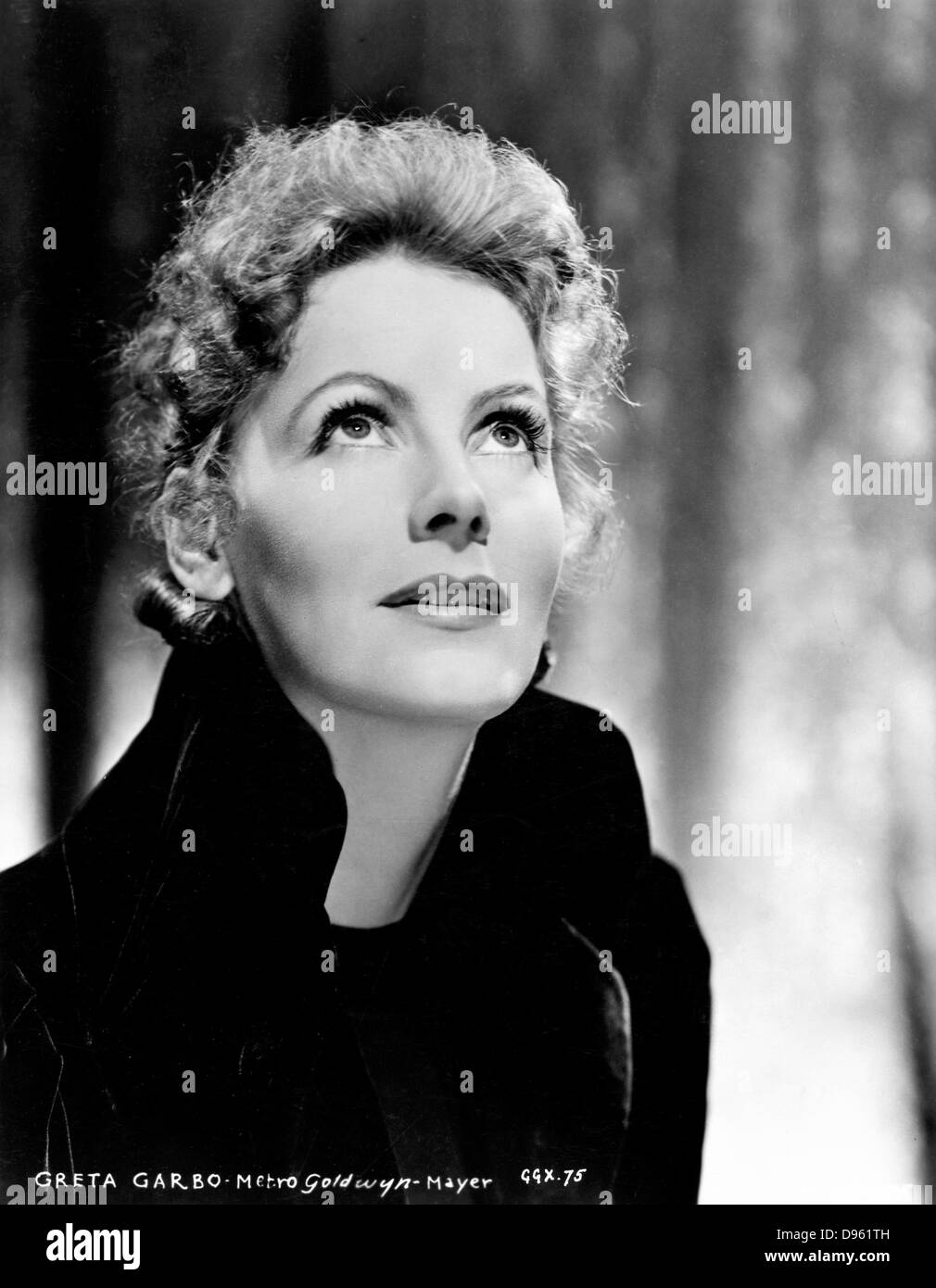 Greta Garbo (1905-90) Swedish-born American film actress. Stock Photo