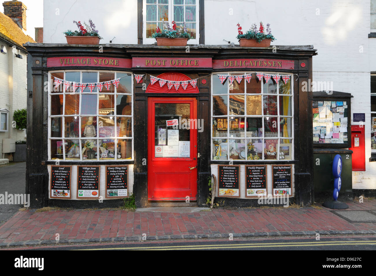 Alfriston Village Post Office and Shop, East Sussex, England UK GB Stock Photo