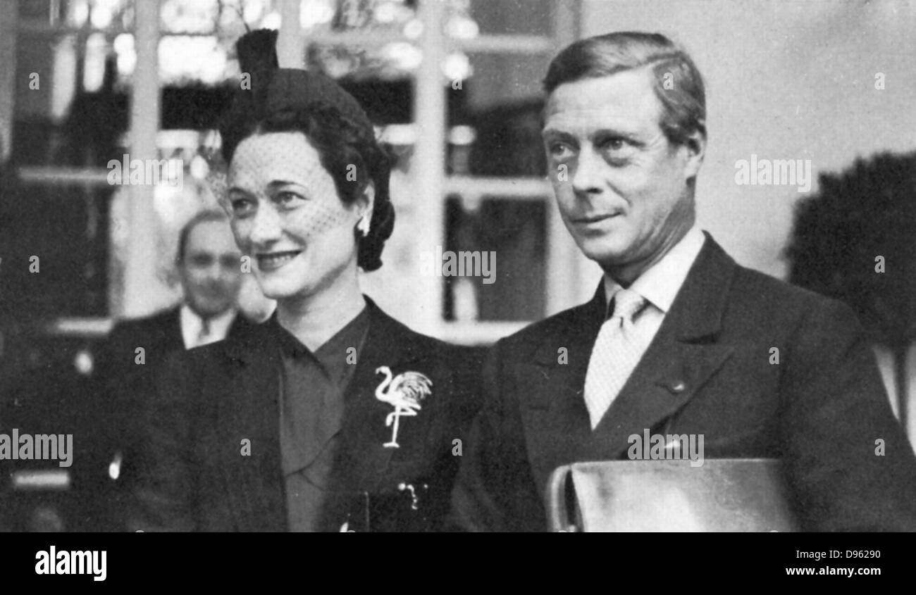 Duke and Duchess of Windsor circa 1938 Stock Photo