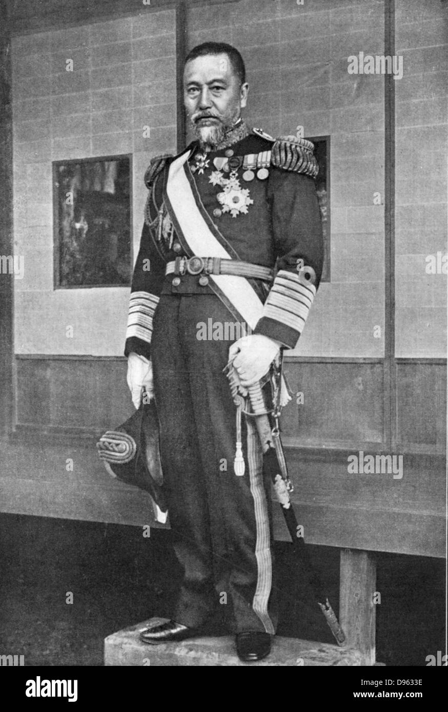 Heiachiro Togo (1847-1934) Japanese naval commander.  Commander-in-Chief during Russo-Japanese War 1904-1905. Stock Photo