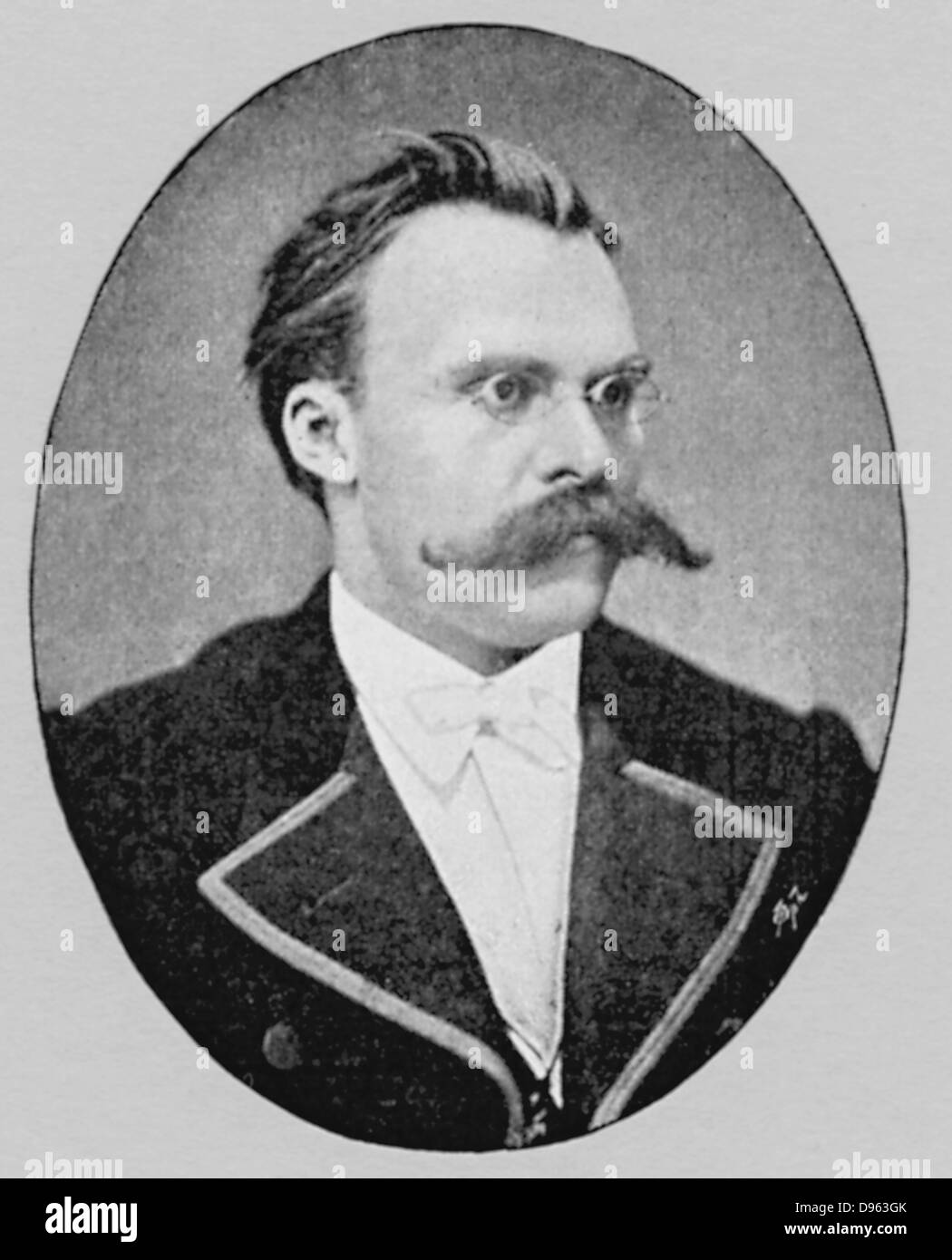 Friedrich Wilhelm Nietsche (1840-1900). German philospher and writer Stock Photo