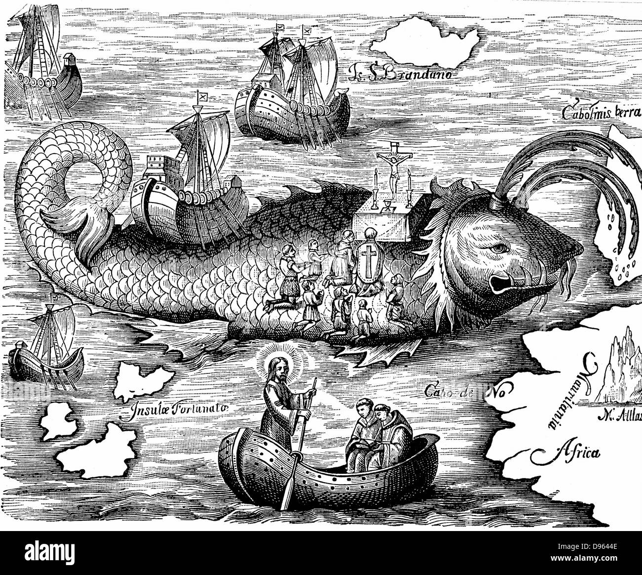 Saint brendan and the whale hires stock photography and images Alamy