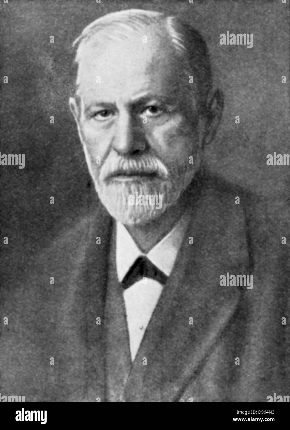 Sigmund Freud (1856-1939) Austrian neurologist. Founder of Psychoanalysis. Stock Photo