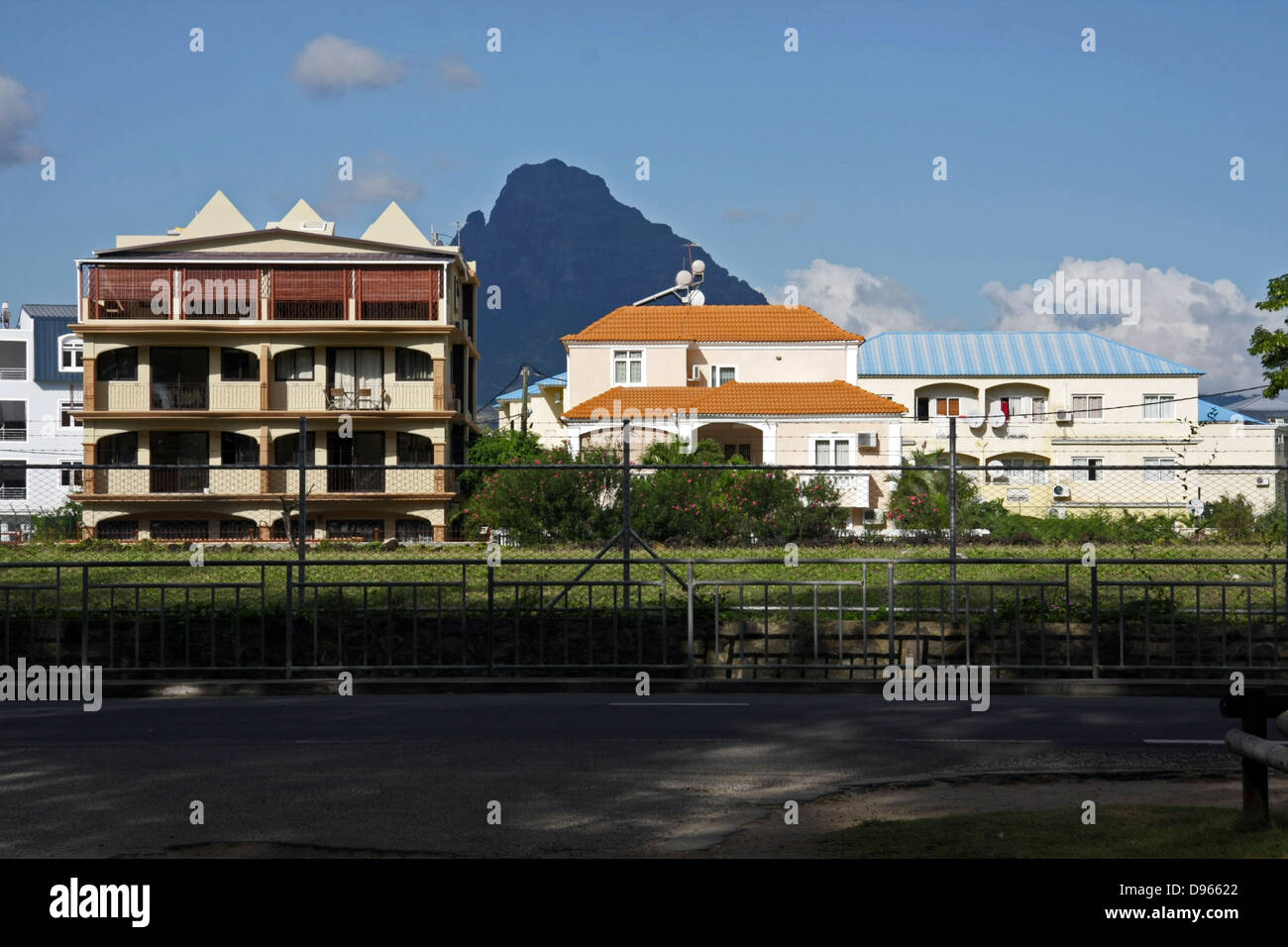 houses in Mauritius Stock Photo Alamy