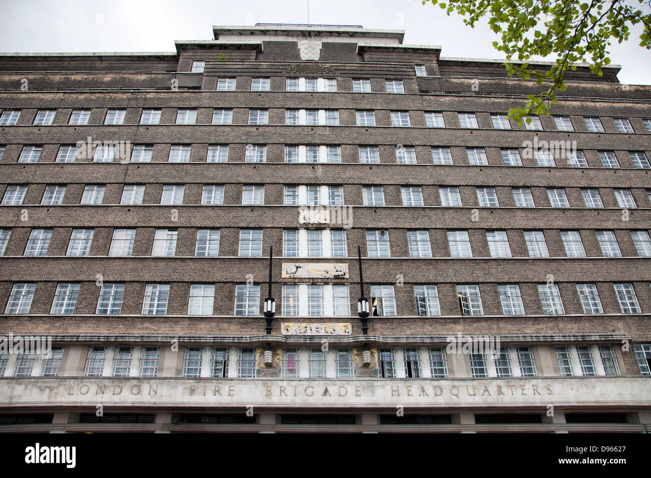 London Fire Brigade Headquarters on Union Street in Southwark - London UK Stock Photo