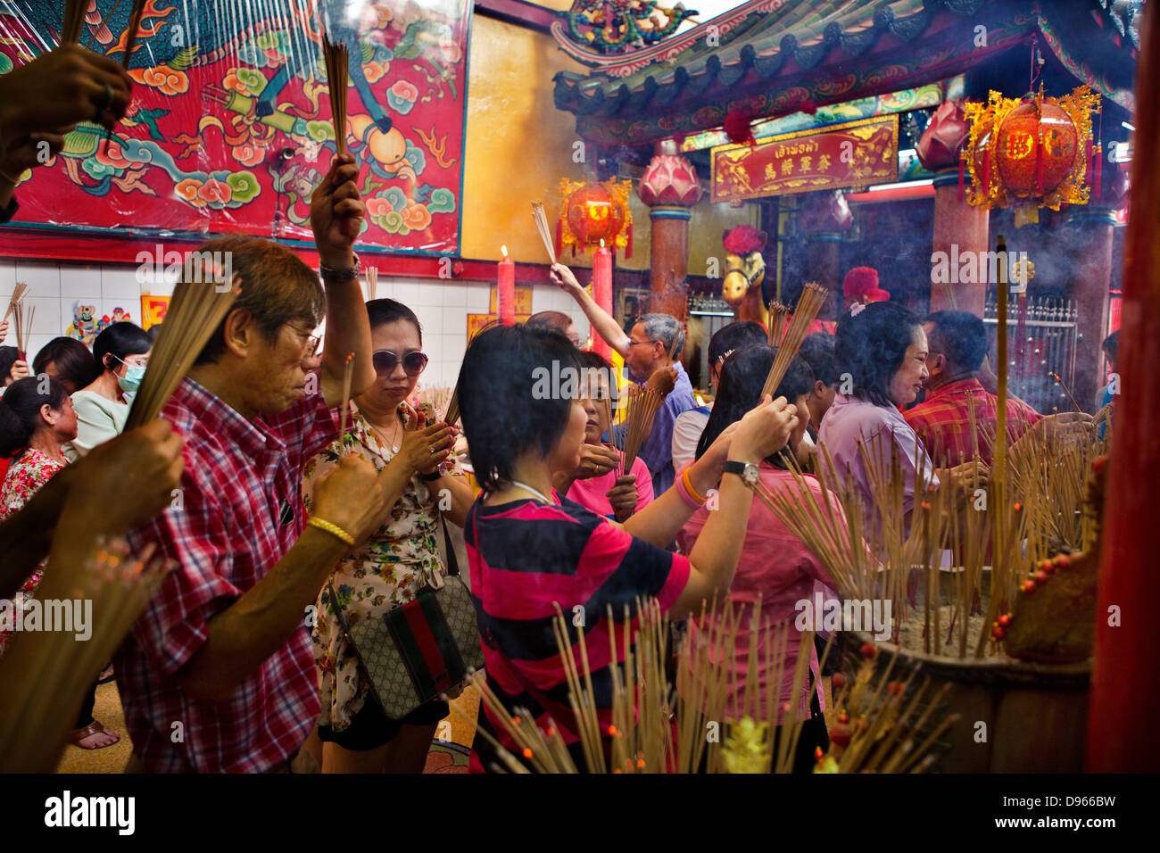 Chinese New Year Celebrations in China Town, Bangkok Stock Photo