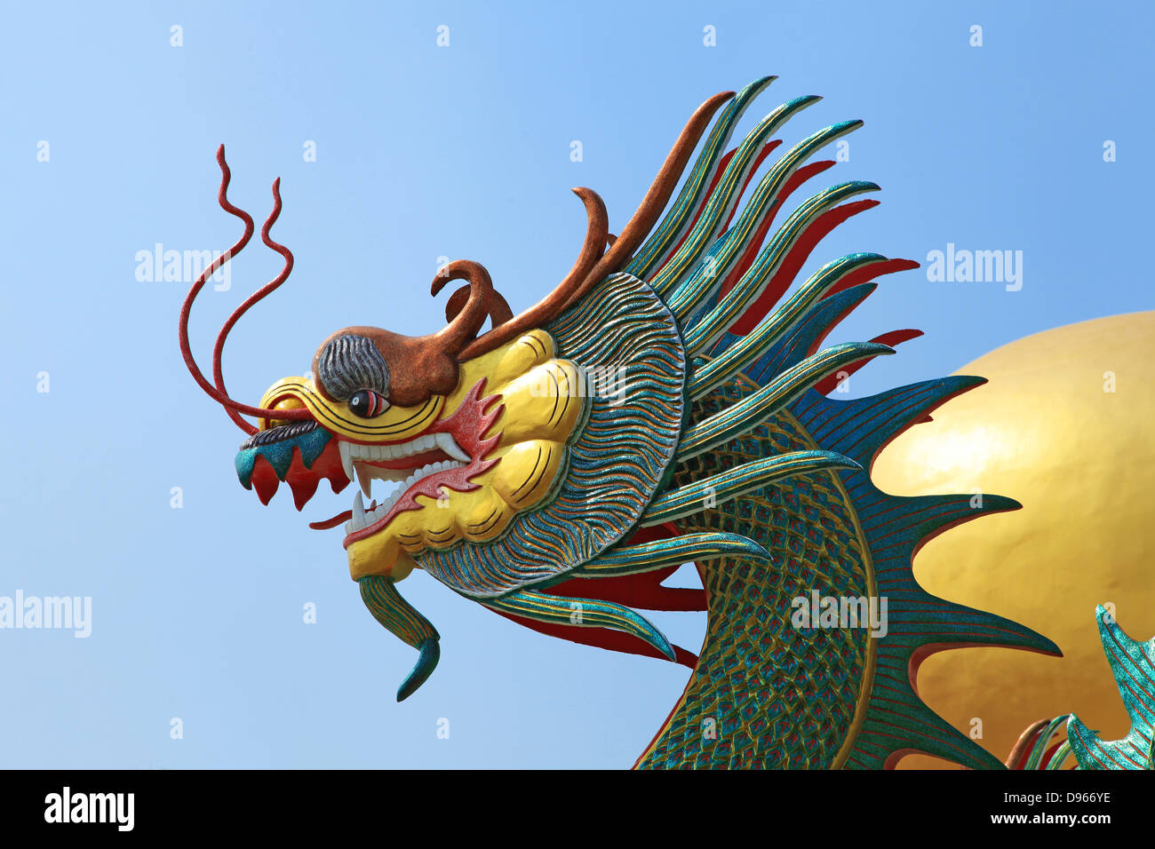 Blue dragon temple hi-res stock photography and images - Alamy