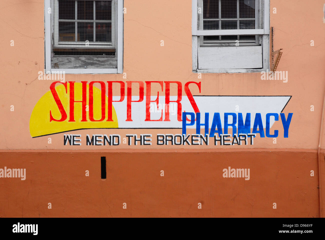 Shop sign in Antigua Stock Photo Alamy