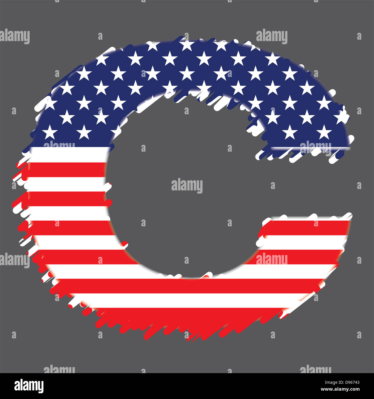 Letter c america hi-res stock photography and images - Alamy