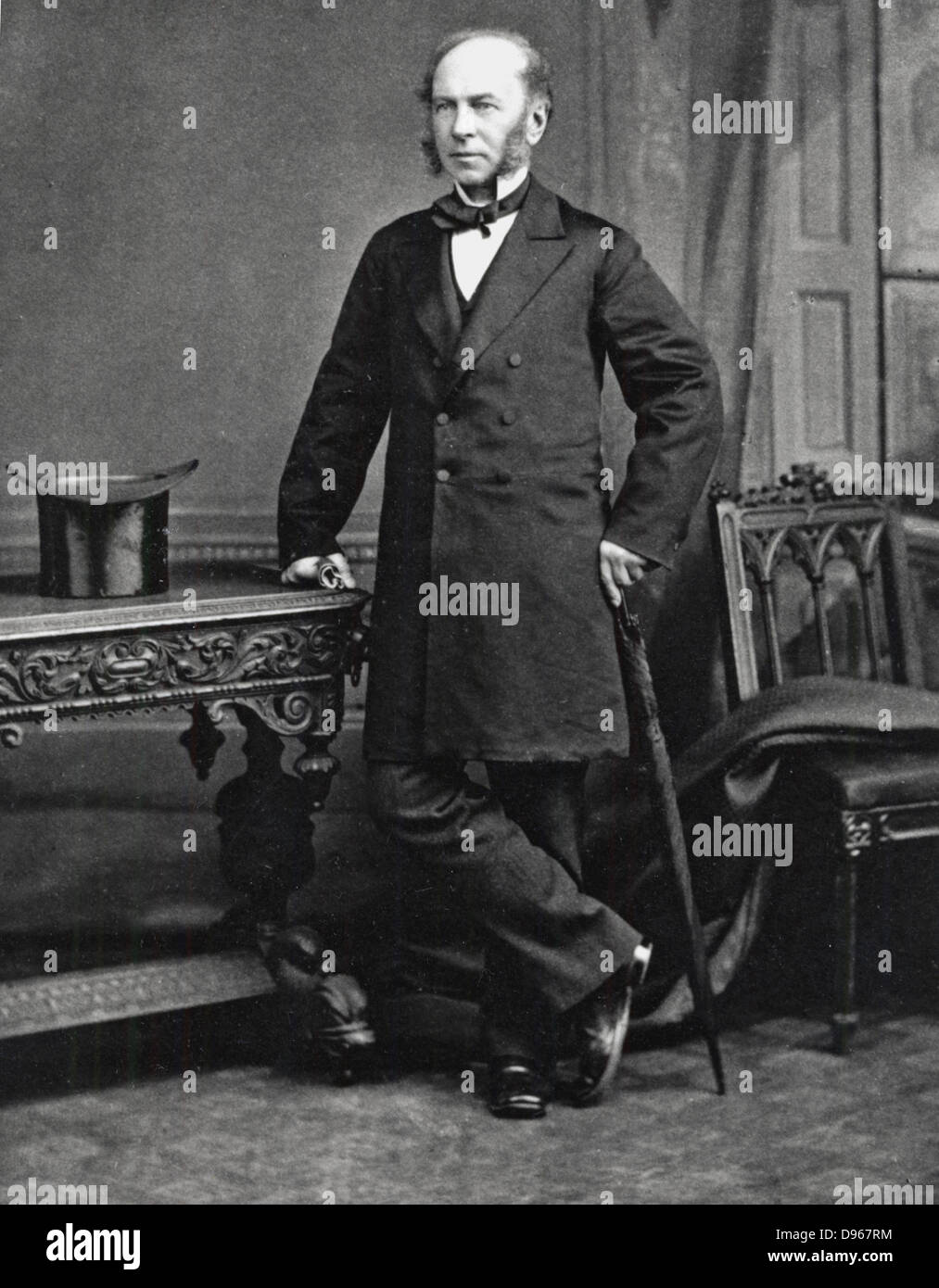 Thomas Andrews  (1813-1885) Irish physical chemist. Critical temperature of gases. Photograph Stock Photo