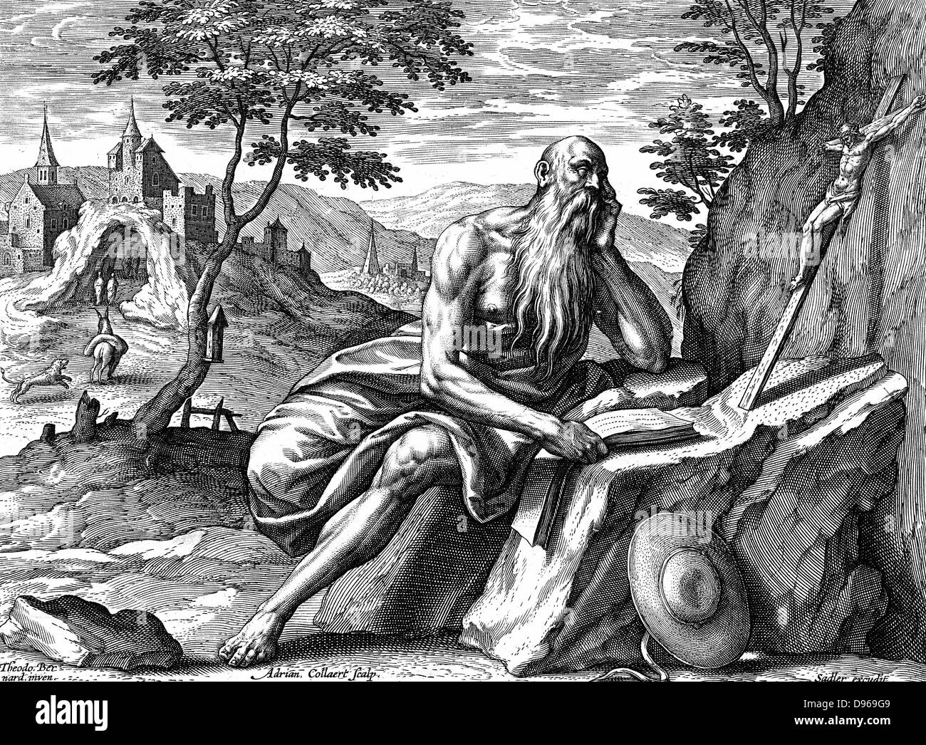 St Jerome (c342420) Eusebius Sophronius Hieronymus Leading father of