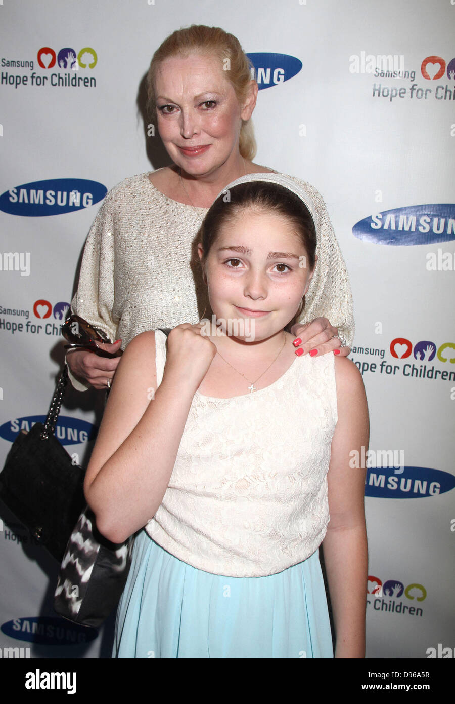 June 11, 2013 - New York, New York, U.S. - Actress CATHY MORIARTY  and her daughter ANNABELLA GENTILE attend the arrivals for the Samsung Hope For Children Gala 2013 held at Cipriani, Wall Street. (Credit Image: © Nancy Kaszerman/ZUMAPRESS.com) Stock Photo