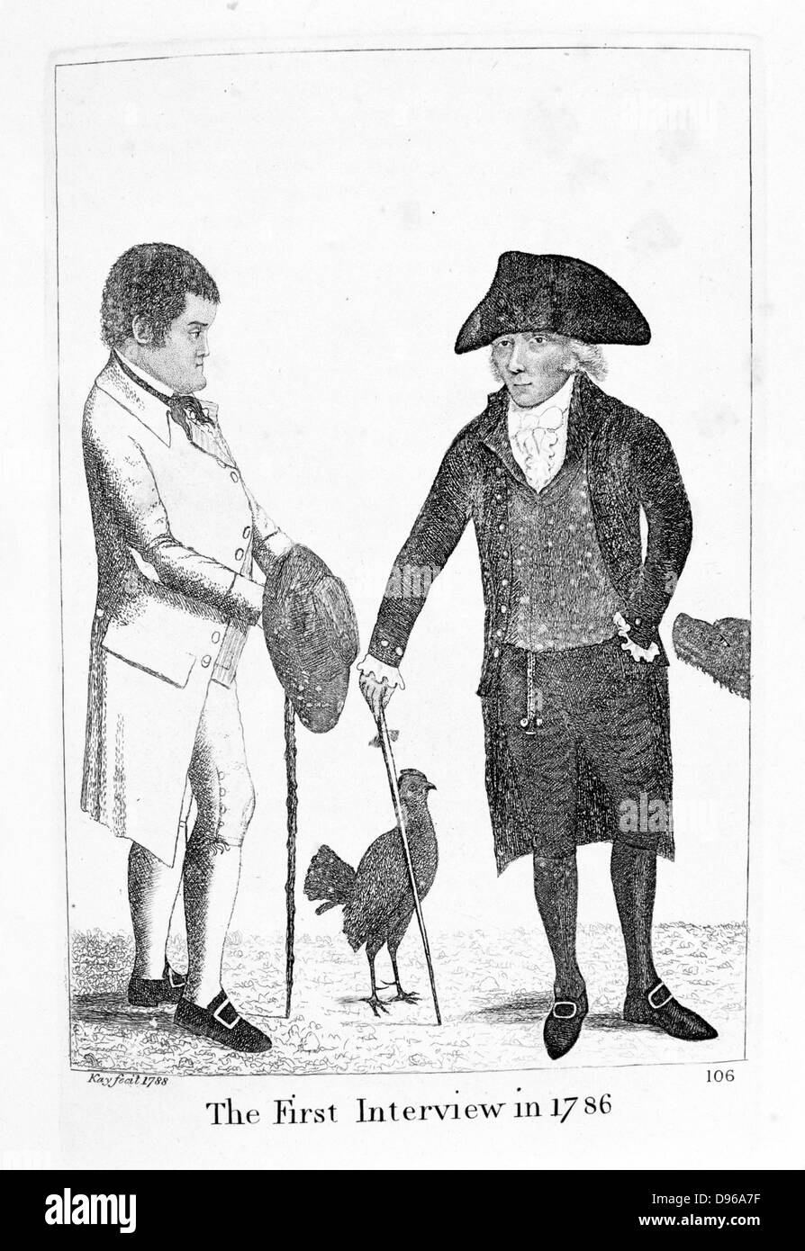 The first interview between Deacon William Brodie and his accomplice ...