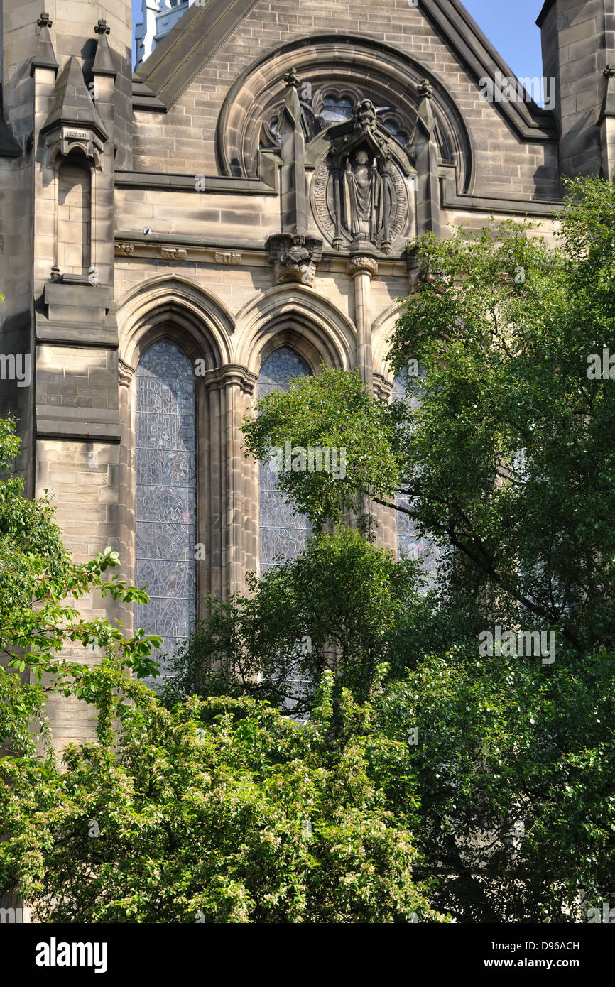 Stone carving glasgow university summer architecture hires stock