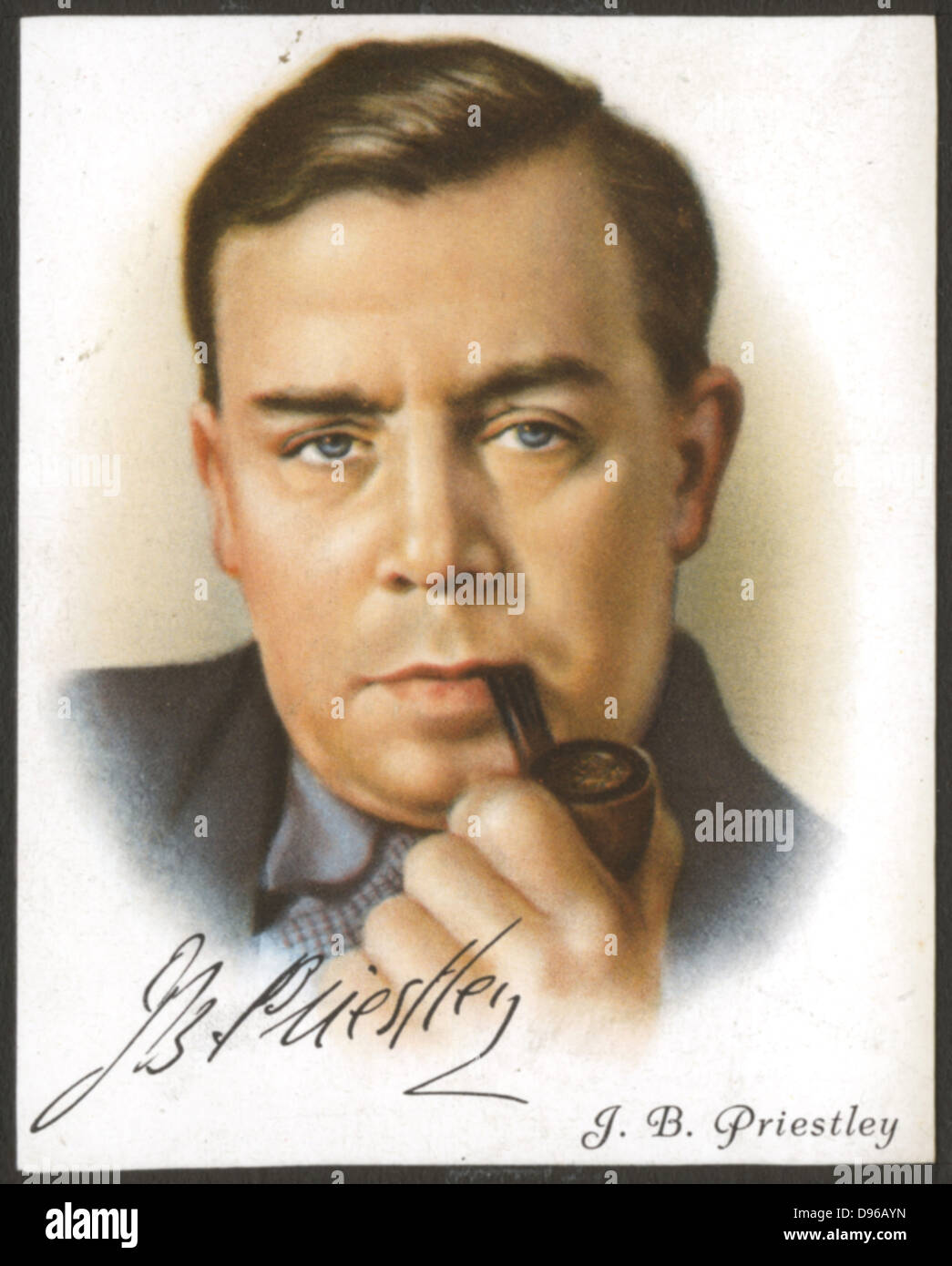 John boynton priestley 1894 1984 english novelist hi-res stock ...
