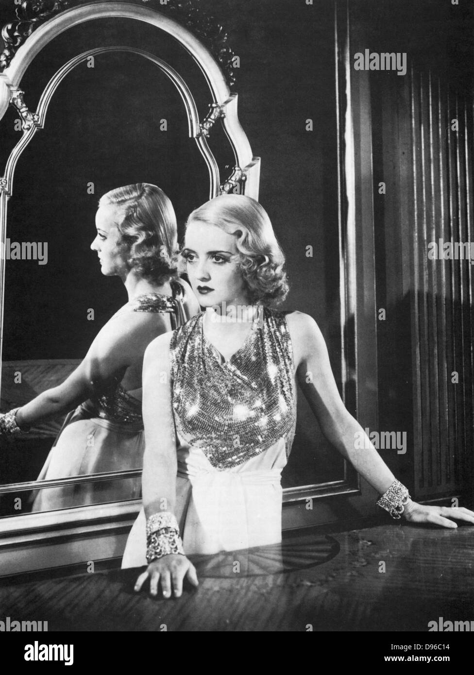 Bette Davis (1908-1989) as an infatuated 'flapper' in 'The Rich Are Always With Us', 1932 Stock Photo