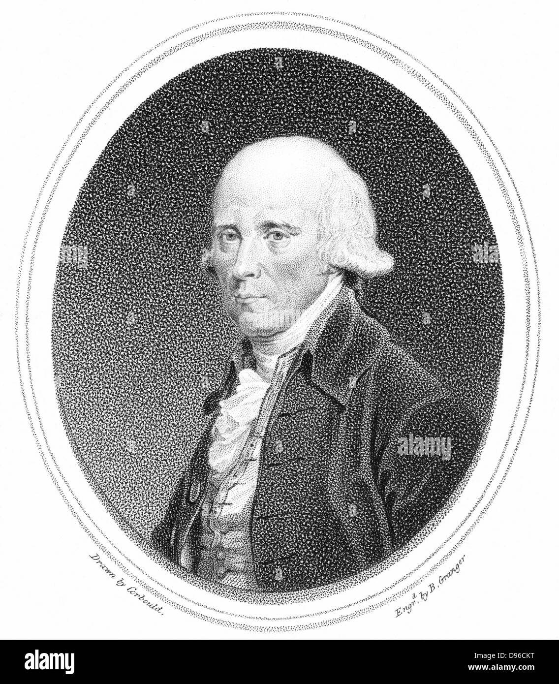 Warren Hastings (1721-1818) English administrator in India. Impeached at bar of House of Lords 1788, acquitted 1795. Stipple engraving. Stock Photo