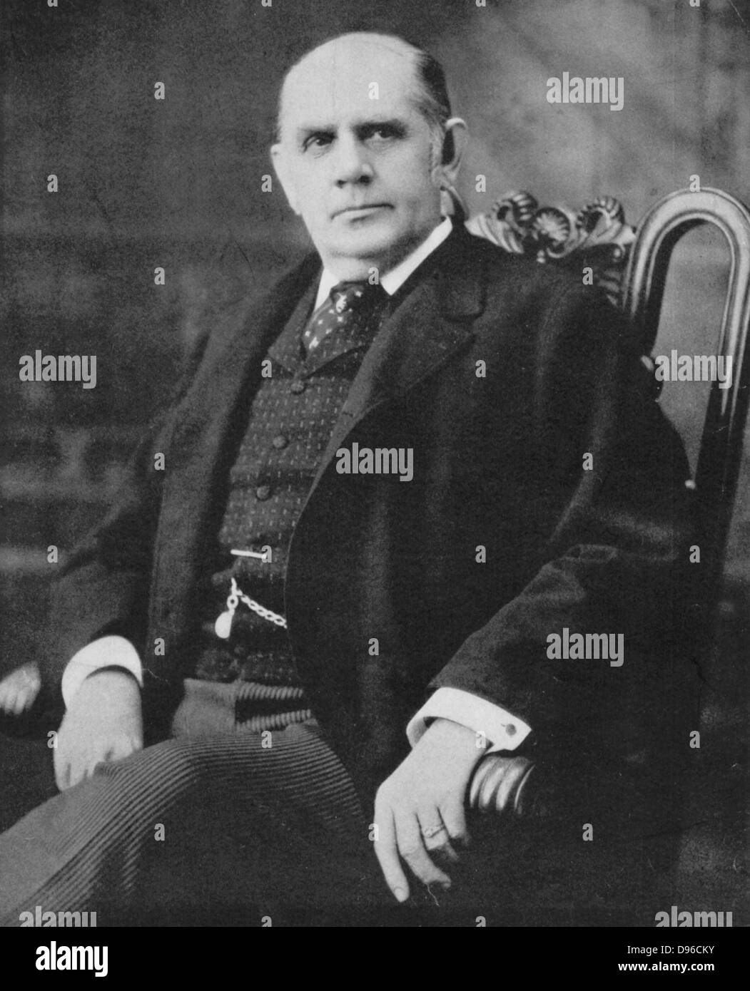 Mark Hanna (1837-1904) American businessman and politician. Stock Photo