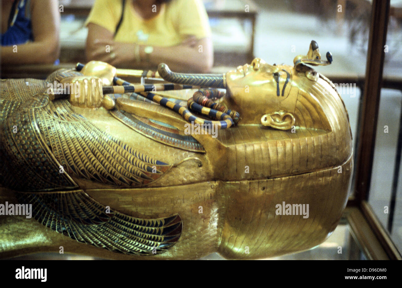 Golden Sarcophagus Of Tutenkamen Tutankhamun Dc1340bc Ancient