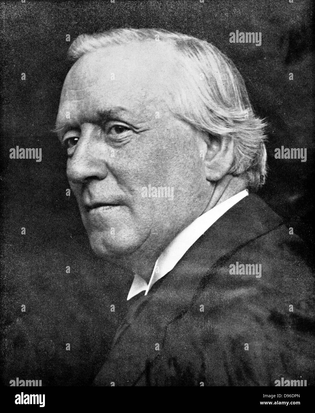 Herbert Henry Asquith (1852-1928)  British Liberal statesman. Chancellor of Exchequer 1905-1908. Prime Minister 1908-1916. Stock Photo