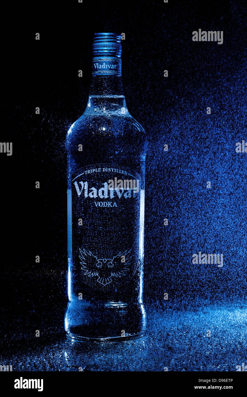 Bottle Of Vodka Stock Photos & Bottle Of Vodka Stock Images Alamy