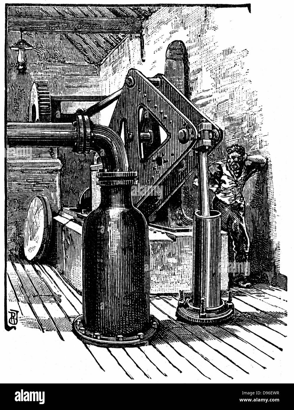 Salt Engine South Durham Salt Works, England: pumping engine for lifting brine from ...