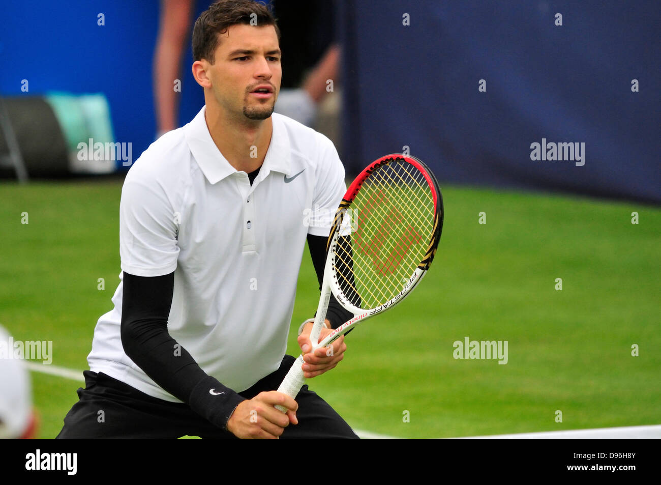 Grigor Dimitrov (Bulgaria) at the Aegon Tennis Championship, Queens Club,  London. 12th June 2013 Stock Photo - Alamy