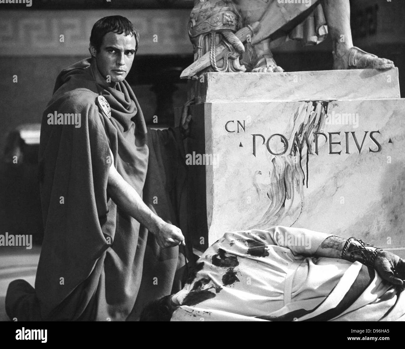 JULIUS CAESAR 1953 MGM film with Marlo Brando as Mark Anthony Stock Photo
