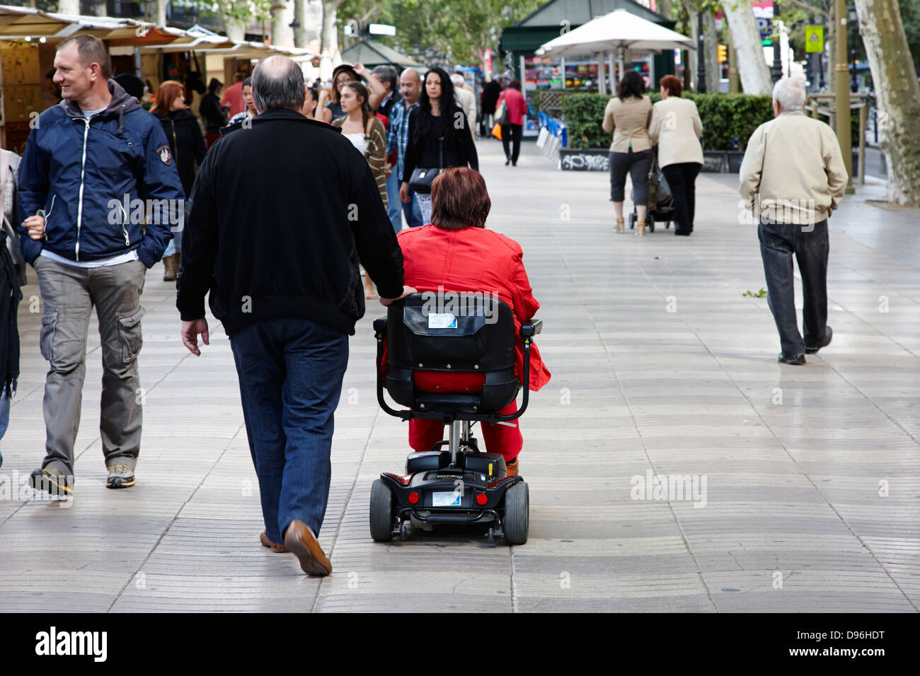 Woman mobility scooter hires stock photography and images Alamy