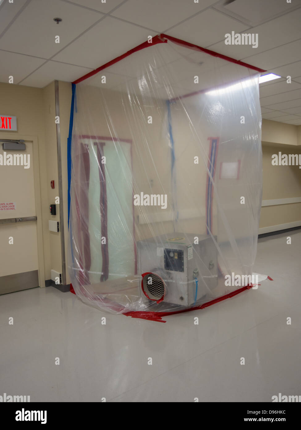 construction site isolation chamber Stock Photo Alamy