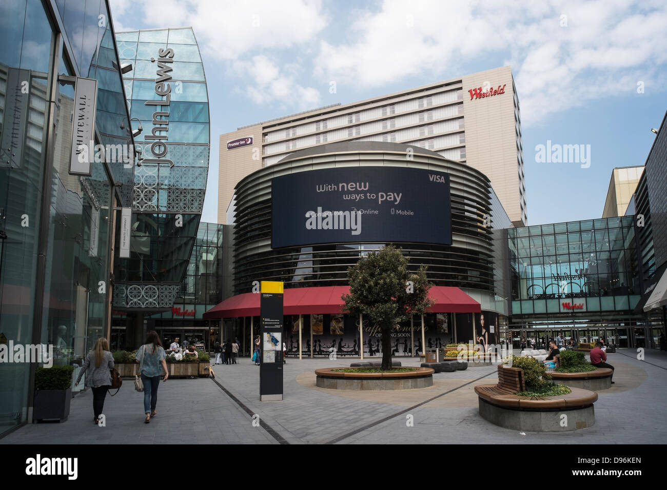 Westfield Shopping Centre, Stratford, London. Stock Photo