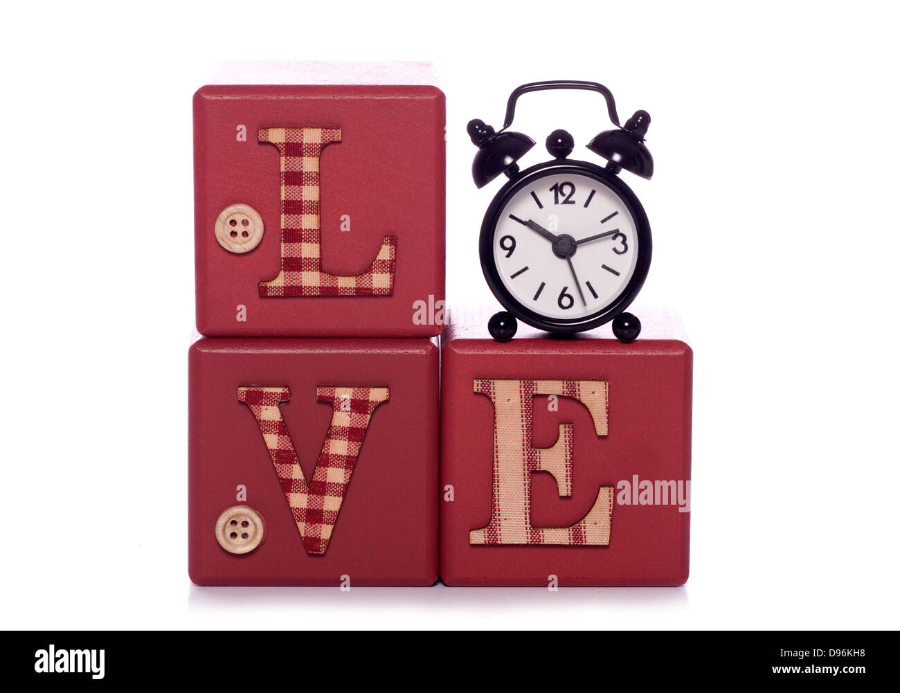 time for love studio cutout Stock Photo