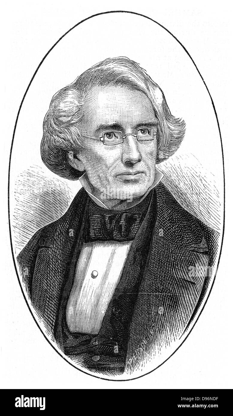 Samuel Finley Breese Morse (1791-1872), American artist and inventor. Inventor of the first functional electric telegraph , 1835 and, with Alexander Bain (1810-1977), of the Morse code. From 'The Science Record' (New York, 1873).  Wood engraving. Stock Photo