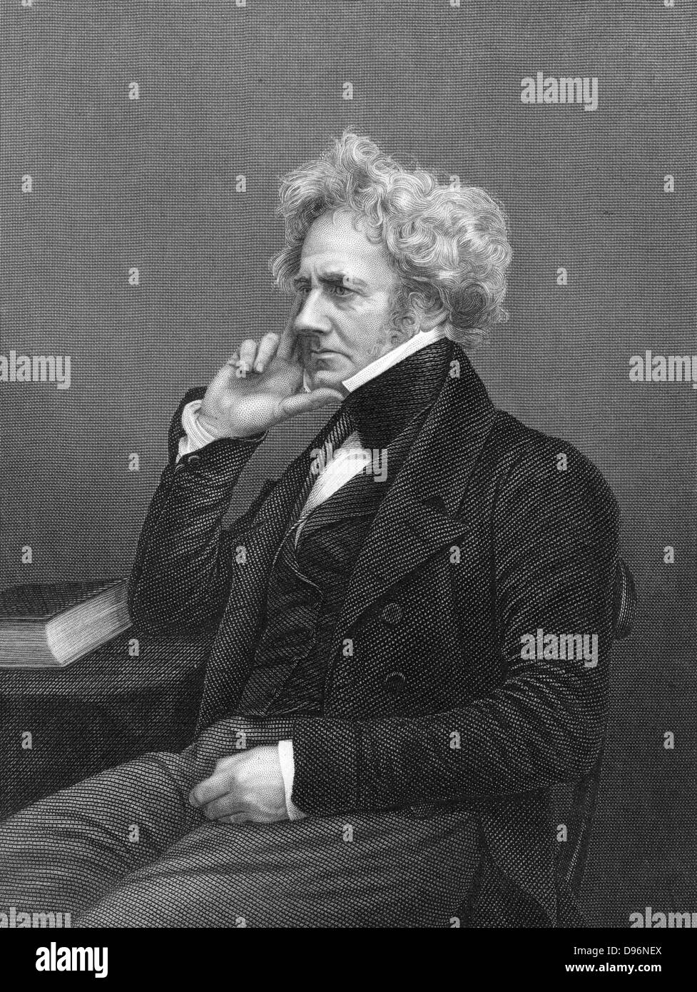 John Frederick William Herschel (1792-1871), English scientist and Stock  Photo - Alamy