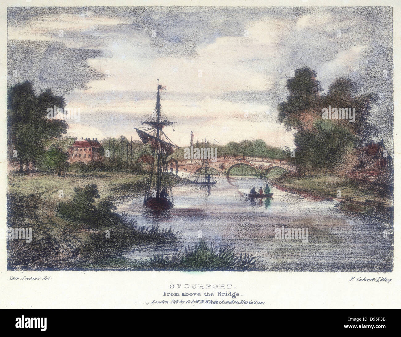 At the junction of the rivers stour and severn hi-res stock photography ...