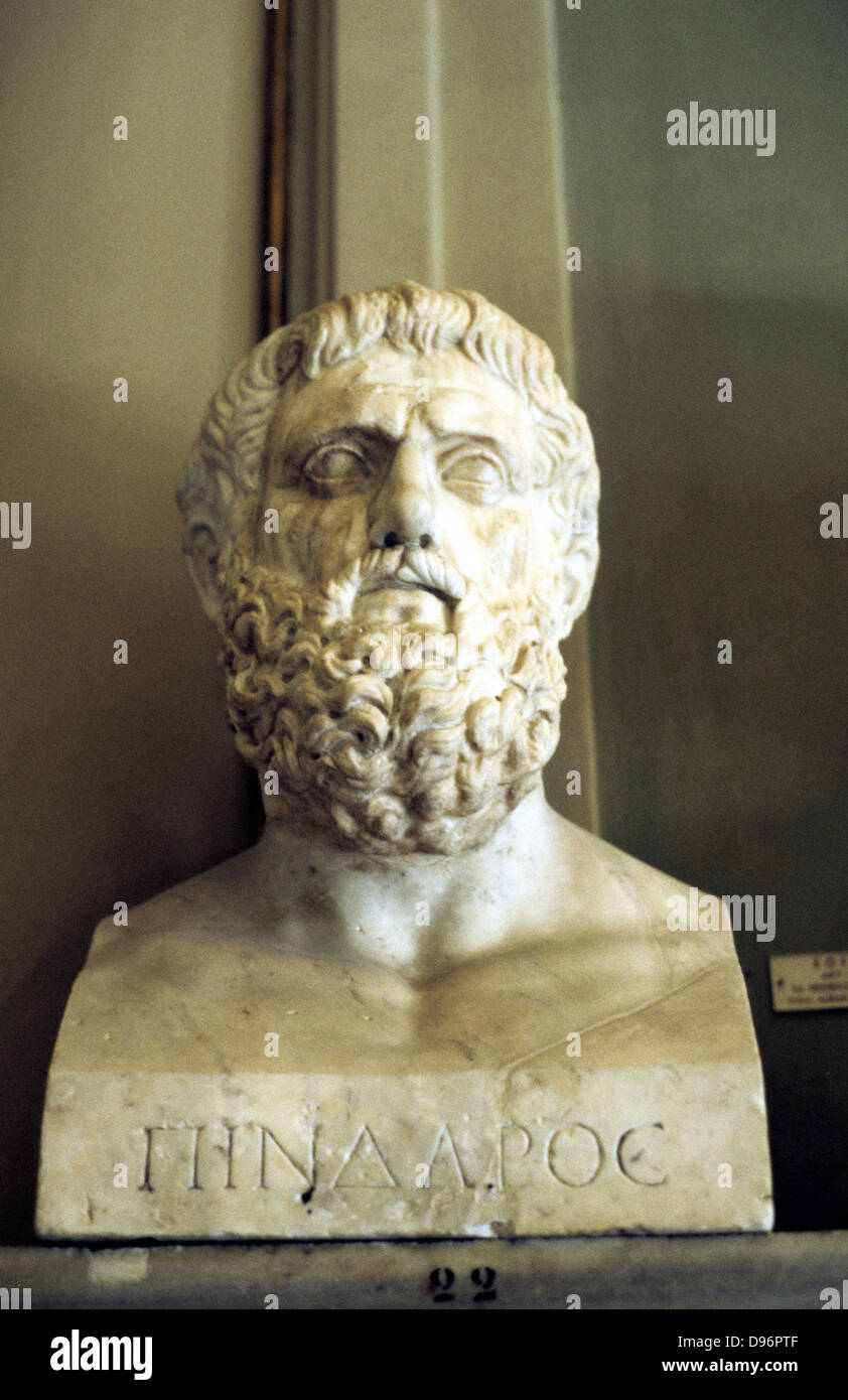 Plato (c428-c348 BC) Ancient Greek philosopher. Pupil of Socrates and teacher of Aristotle. Marble bust. Stock Photo