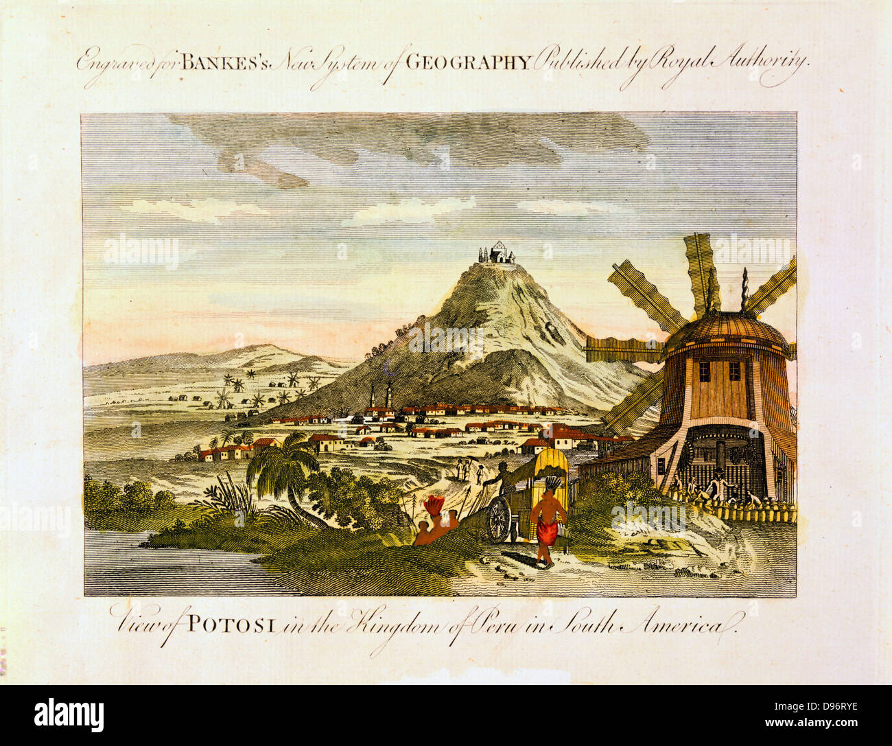 Mount Potosi (Bolivia) where rich deposits of silver discovered 1545