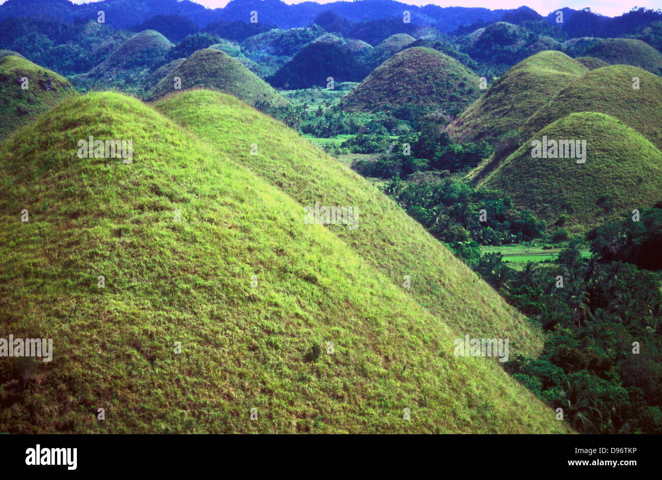 chocolate hills, bohol, philippines Stock Photo Alamy