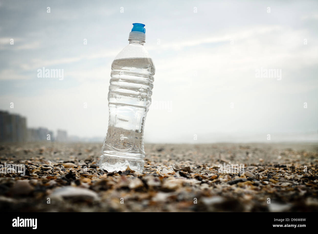 Download Low Angle View Of A Single Full Water Bottle Sitting Prominently Stock Photo Alamy Yellowimages Mockups