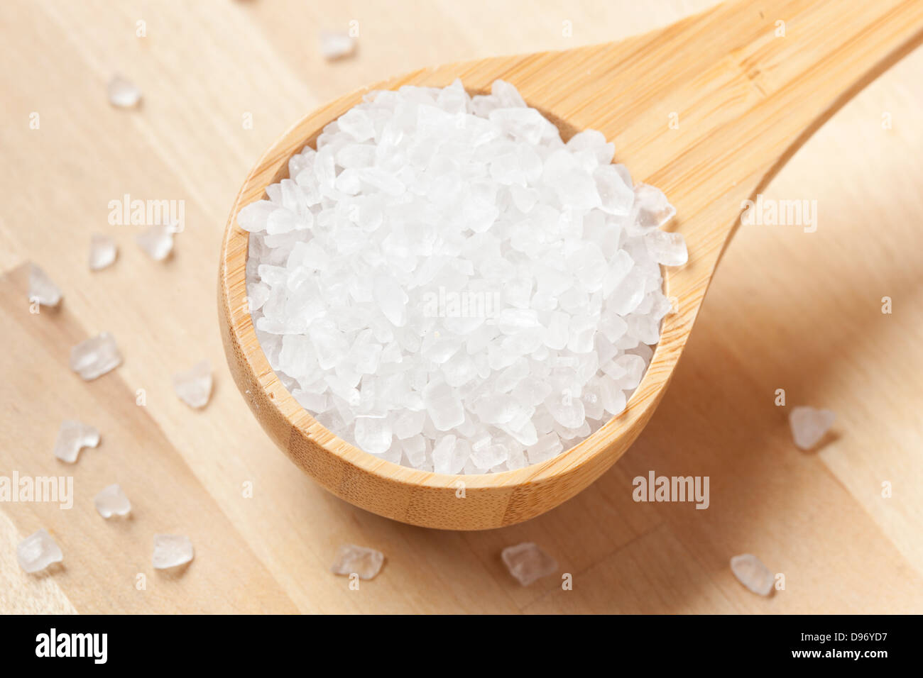A pile of Pure White Sea salt for cooking Stock Photo Alamy